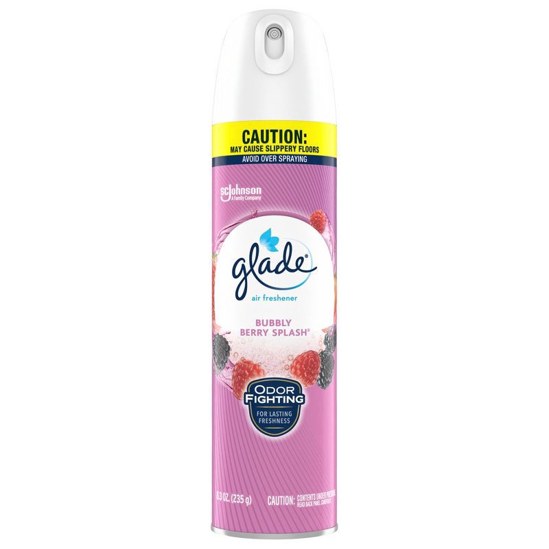 slide 2 of 13, Glade Aerosol Room Spray Air Freshener - Bubbly Berry Splash - 8.3oz, 8.3 oz