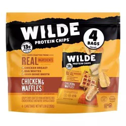 WILDE 13g Protein Chips - Chicken & Waffles - 4ct