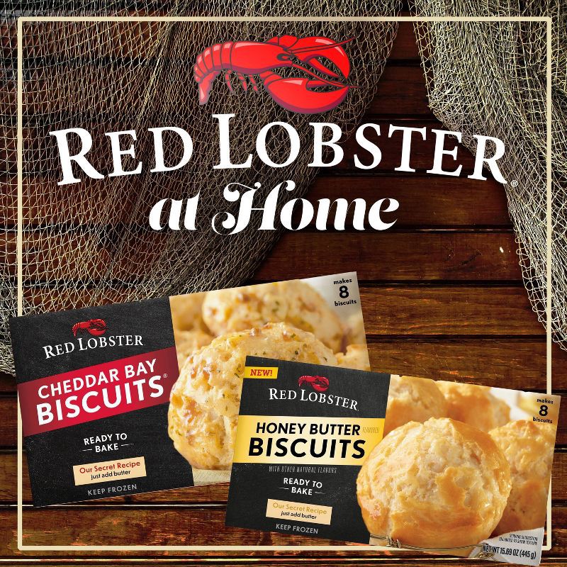 slide 7 of 8, Red Lobster Frozen Cheddar Bay Biscuits - 8ct/15.66oz, 8 ct, 15.66 oz