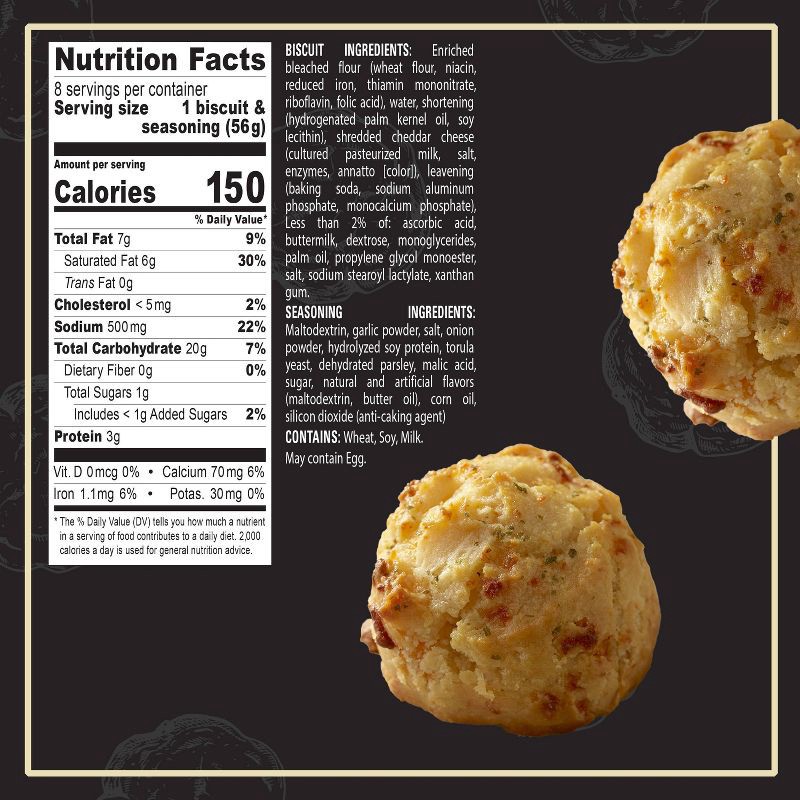 slide 8 of 8, Red Lobster Frozen Cheddar Bay Biscuits - 8ct/15.66oz, 8 ct, 15.66 oz