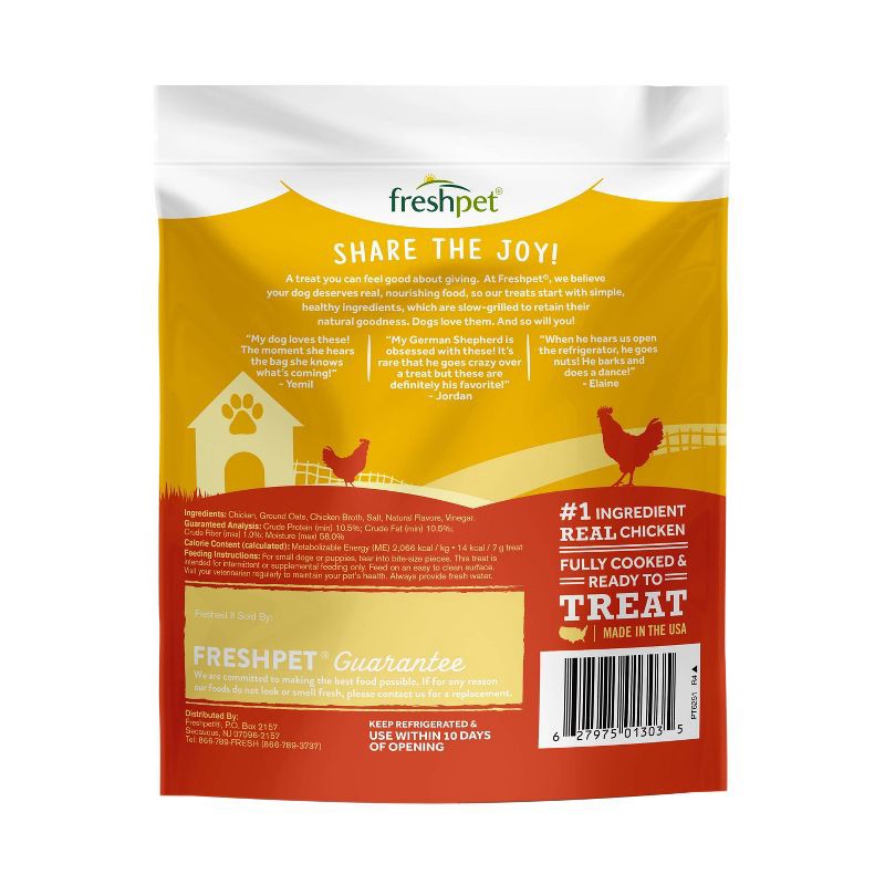 slide 2 of 3, Freshpet Chicken Flavor Chewy Dog Treats - 6.4oz, 6.4 oz