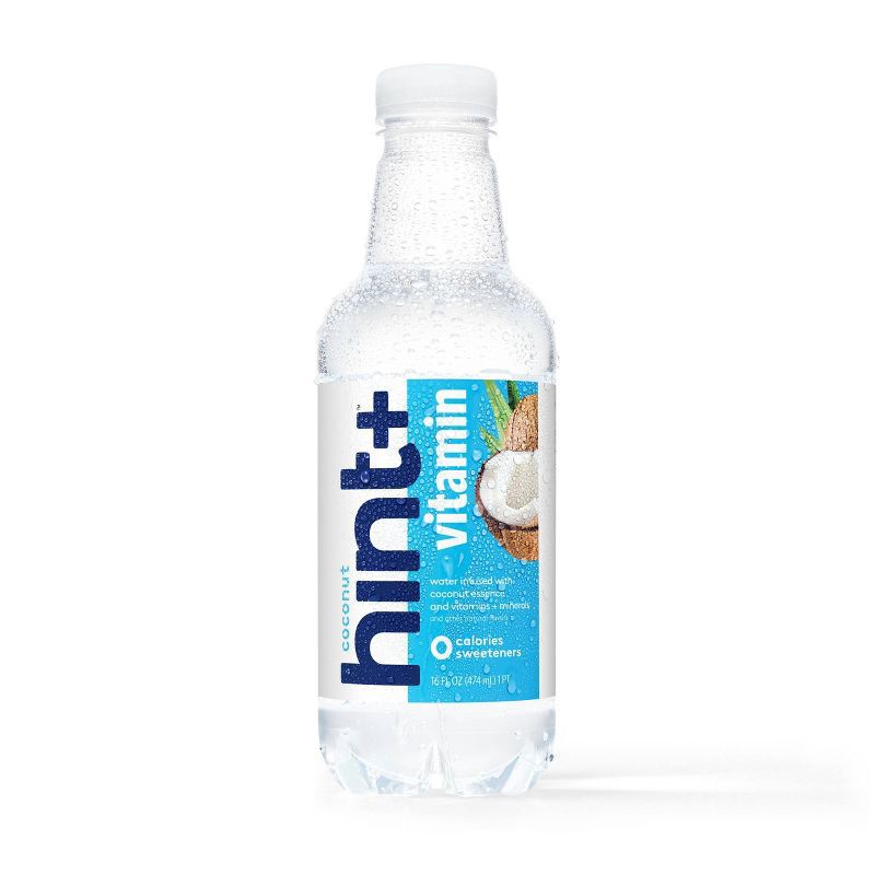slide 1 of 4, hint+ Vitamin Coconut Fruit Infused Water - 16 fl oz Bottle, 16 fl oz