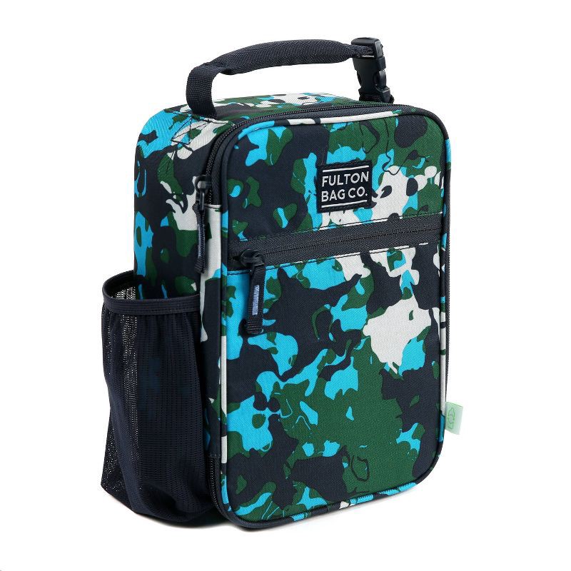 slide 3 of 17, Fulton Bag Co. Upright Lunch Bag - Bright Splatter Camo, 1 ct