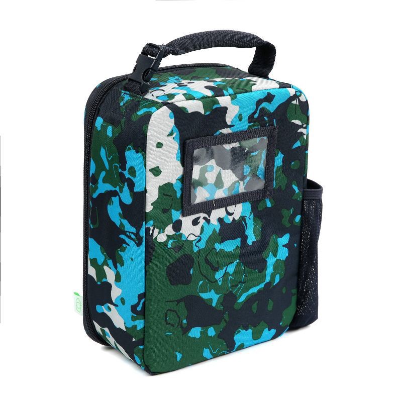 slide 4 of 17, Fulton Bag Co. Upright Lunch Bag - Bright Splatter Camo, 1 ct