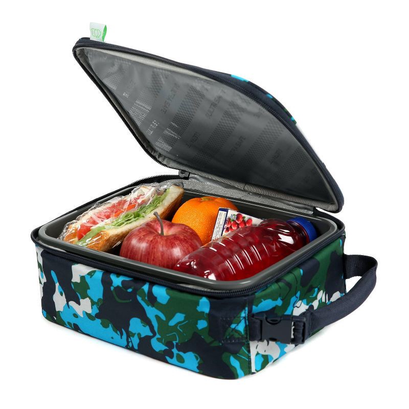 slide 6 of 17, Fulton Bag Co. Upright Lunch Bag - Bright Splatter Camo, 1 ct