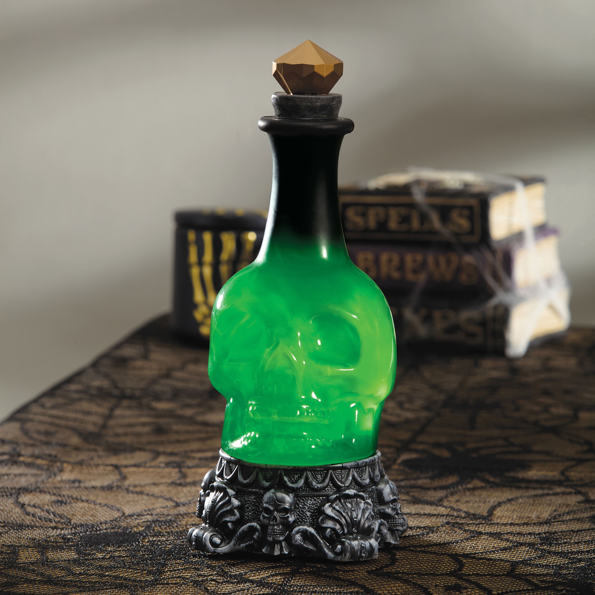 slide 2 of 4, 11" Lighted Potion Bottle By Ashland, 11 in