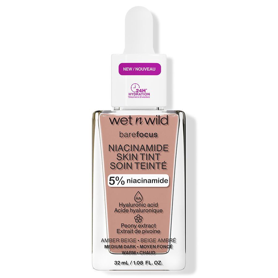 slide 1 of 1, wet n wild Bare Focus Niacinamide Skin Tint, 1.08 fl oz