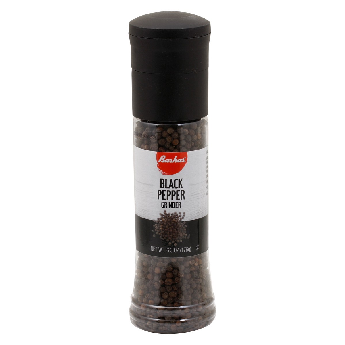 slide 2 of 2, Bashas Black Pepper Grinder, 6.3 oz