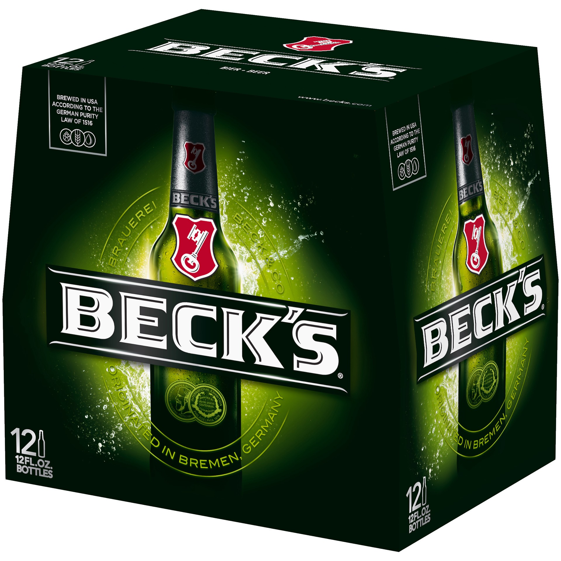 slide 2 of 2, Beck's®, 12 pack, 12 ct; 12 oz