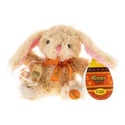 Reese's Hershey's Reese's Easter Long Ear Bunny Plush with Reese's Cups