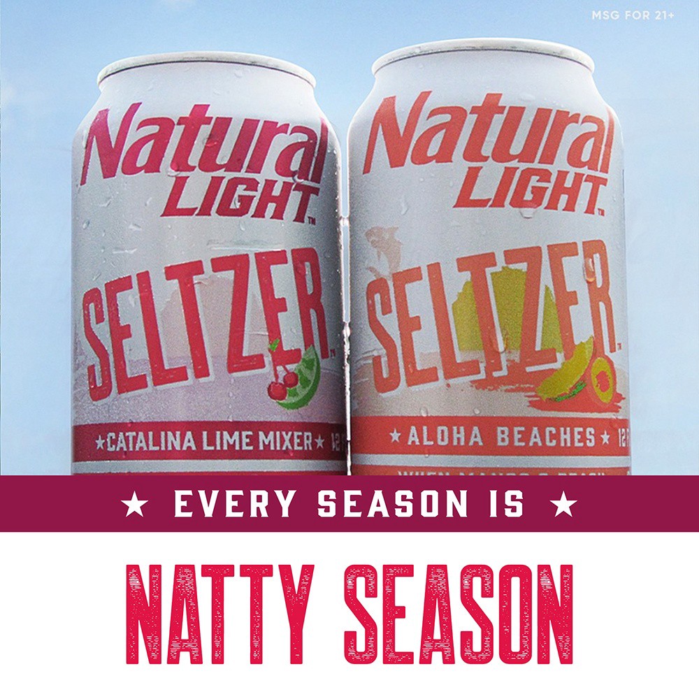 slide 9 of 9, Natural Light Seltzer Catalina Lime Mixer, 12 ct; 12 oz