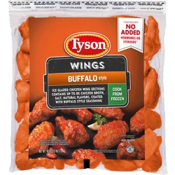 Tyson Buffalo Frozen Chicken Wings, 40 oz Bag
