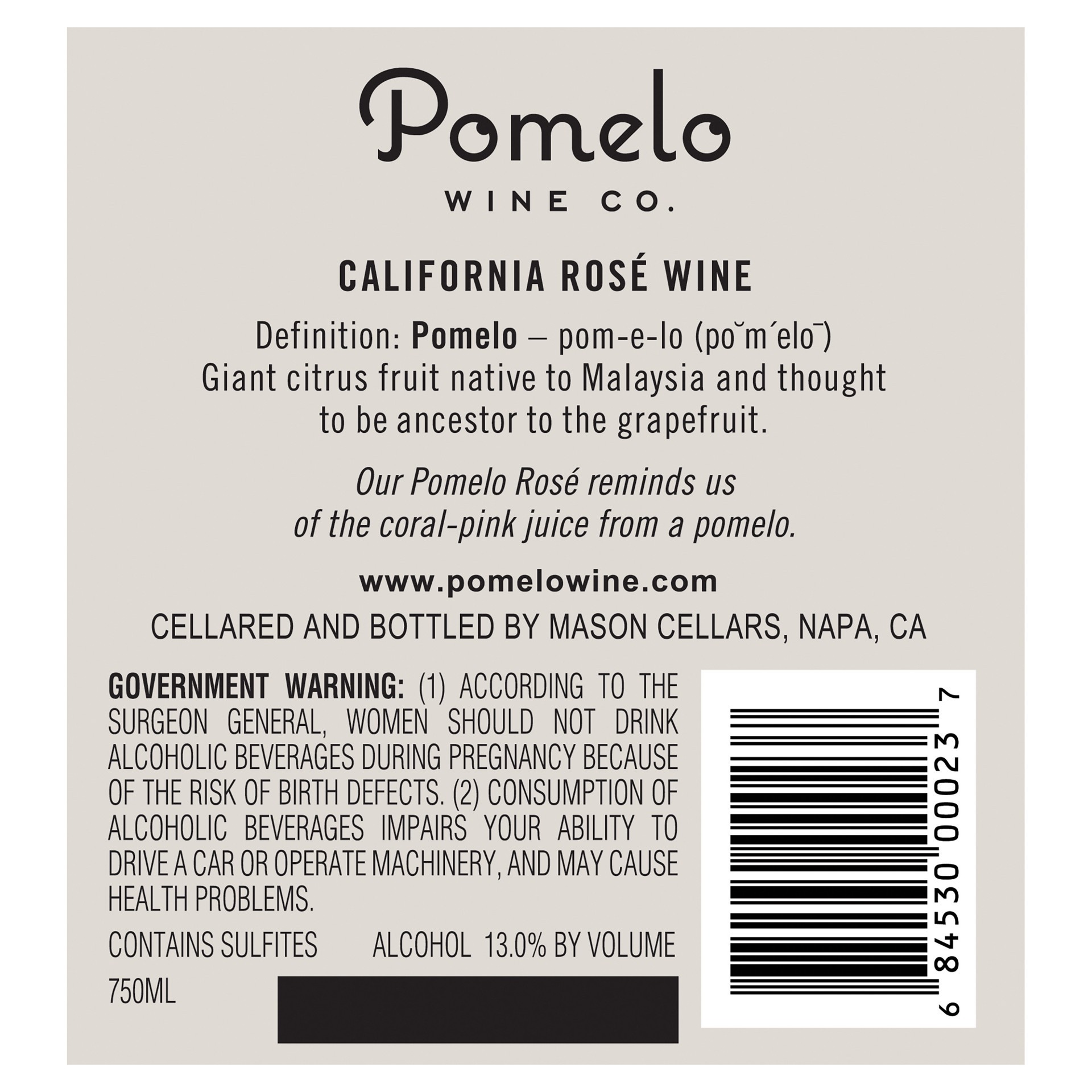 slide 2 of 5, Pomelo Rose, 750 ml