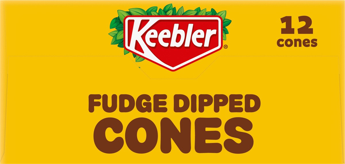 slide 4 of 13, Keebler Fudge-Dipped Ice Cream Cones, 3.25 oz, 12 ct, 12 ct