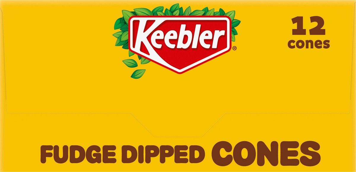 slide 11 of 13, Keebler Fudge-Dipped Ice Cream Cones, 3.25 oz, 12 ct, 12 ct