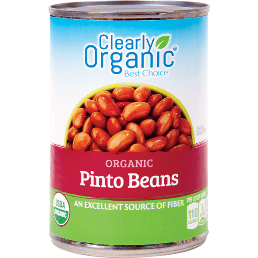 slide 1 of 1, Clearly Organic Pinto Beans In Can, 15 oz