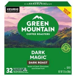 Green Mountain Coffee Roasters Dark Magic Keurig Single-Serve K-Cup Pods, Dark Roast Coffee, 32 Count