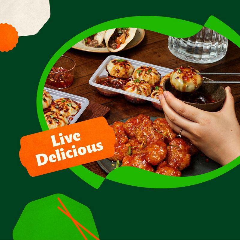 slide 5 of 12, Bibigo Frozen Steamed Dumplings Pork & Vegetable - 6.6oz, 6.6 oz