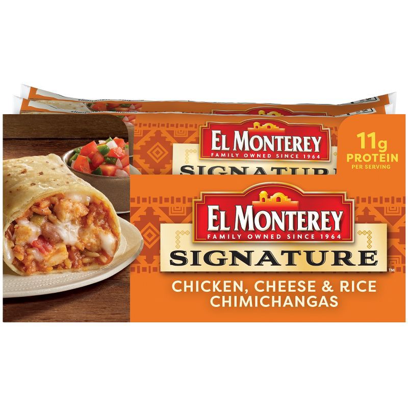 slide 3 of 3, El Monterey Frozen Chicken, Cheese, & Rice Chimichanga - 4.5oz, 4.5 oz