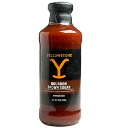 YELLOWSTONE Bourbon Brown Sugar Barbecue Sauce 19 oz