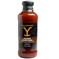 YELLOWSTONE Bourbon Brown Sugar Barbecue Sauce 19 oz