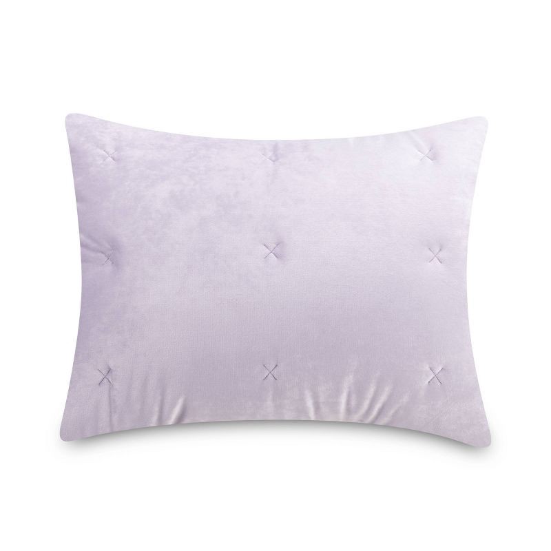 slide 4 of 7, Full/Queen Teen Luxe Velvet Comforter Set Light Purple - Makers Collective, 1 ct