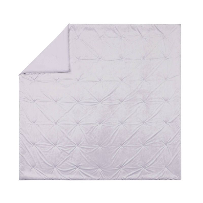 slide 5 of 7, Full/Queen Teen Luxe Velvet Comforter Set Light Purple - Makers Collective, 1 ct