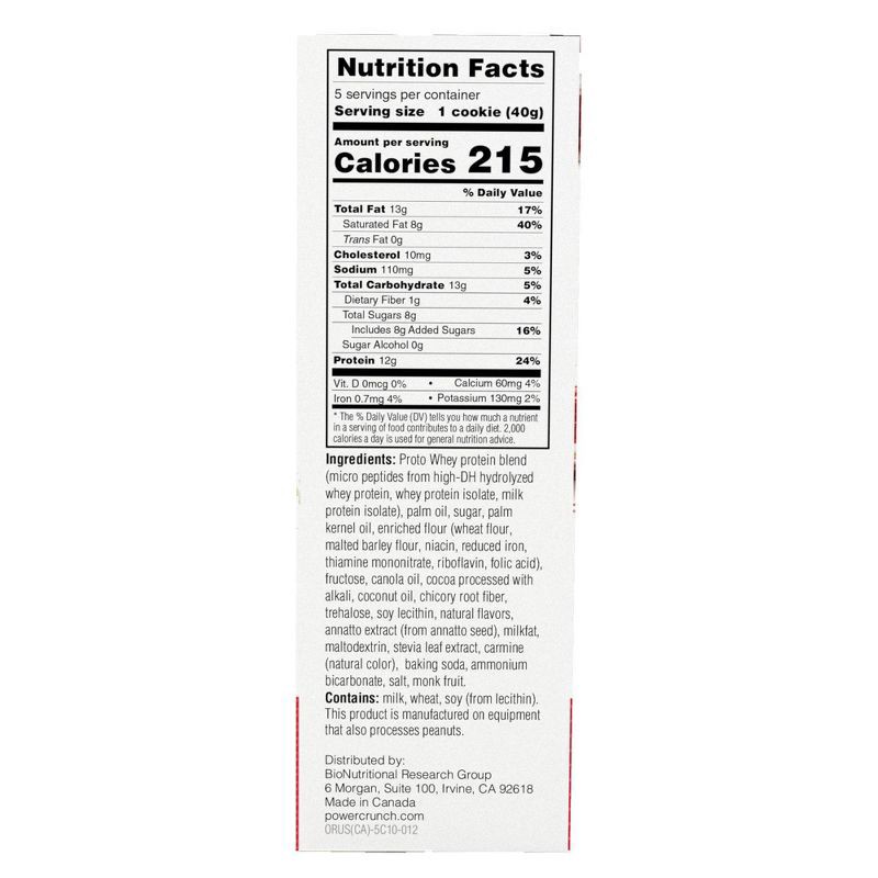 slide 6 of 6, Power Crunch Red Velvet Wafer Whey Protein Energy Bars - 12g Protein - 5ct, 12 gram, 5 ct