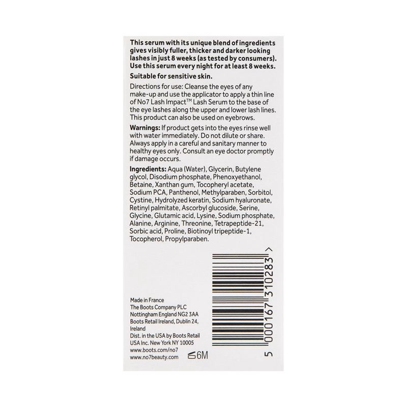 slide 7 of 7, No7 Impact Eyelash Enhancing Serum - 0.2 fl oz, 0.2 fl oz
