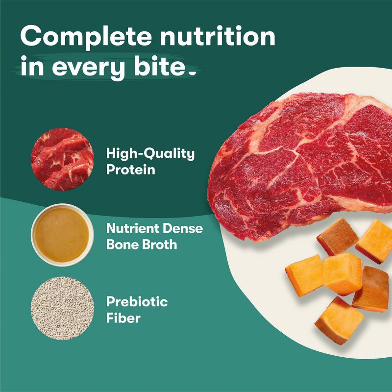 slide 4 of 9, Jinx Pate Beef, Sweet Potato and Carrot Flavor Wet Dog Food - 13oz, 13 oz