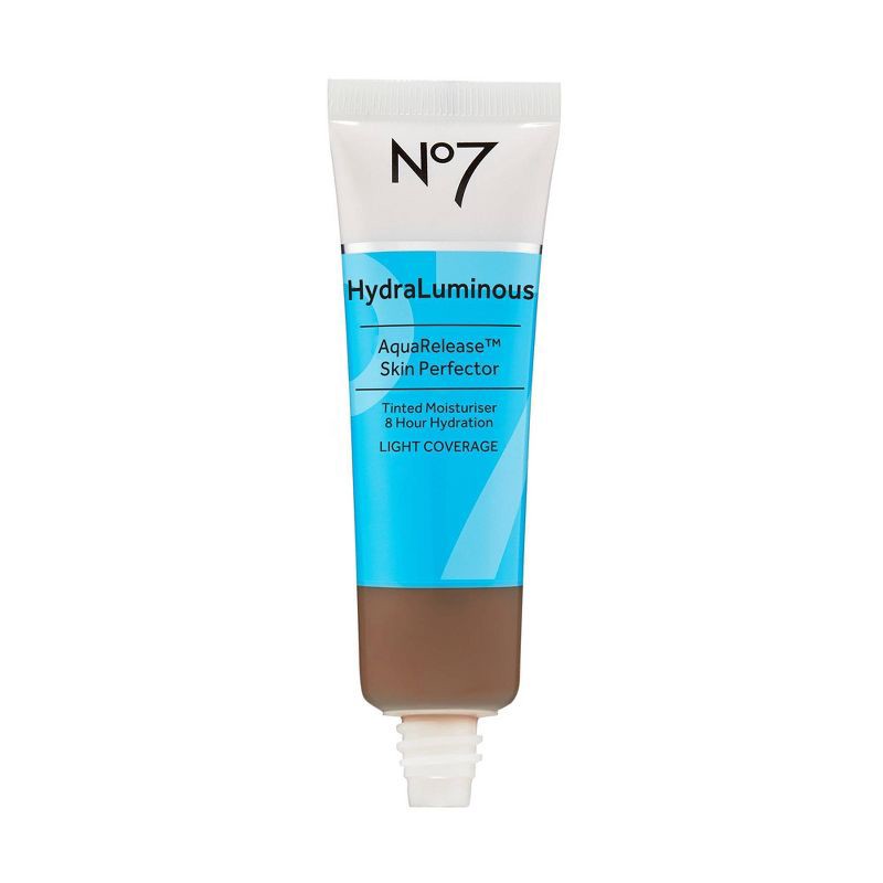 slide 3 of 5, No7 Hydraluminous AquaRelease Tinted Skin Perfector - Dark - 1 fl oz, 1 fl oz