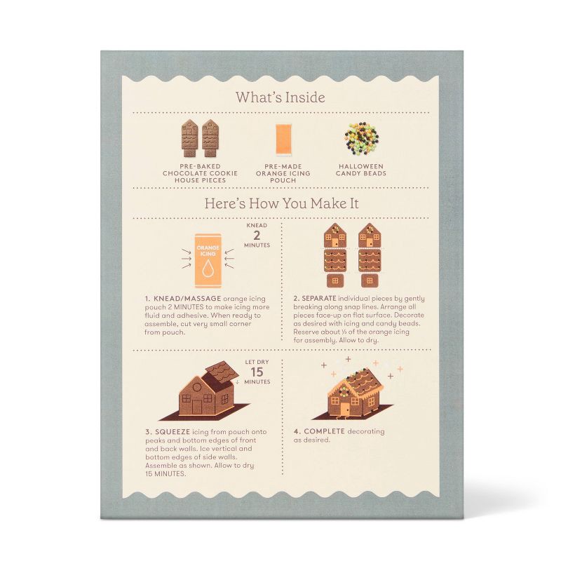 slide 5 of 5, Halloween Moonlit Cottage Cookie House Kit - 6.1oz - Favorite Day™, 6.1 oz