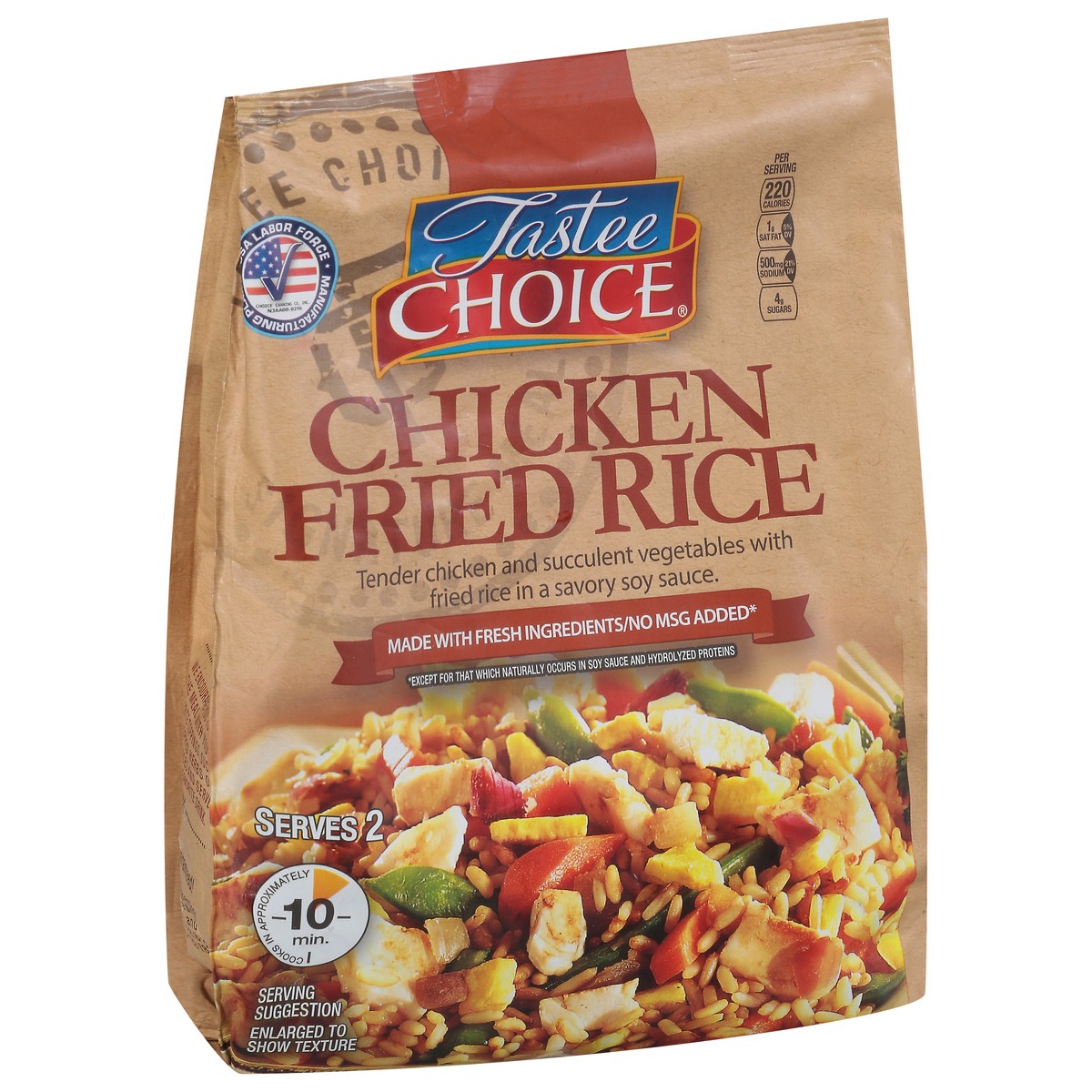 slide 2 of 9, Tastee Choice Chicken Fried Rice, 24 oz
