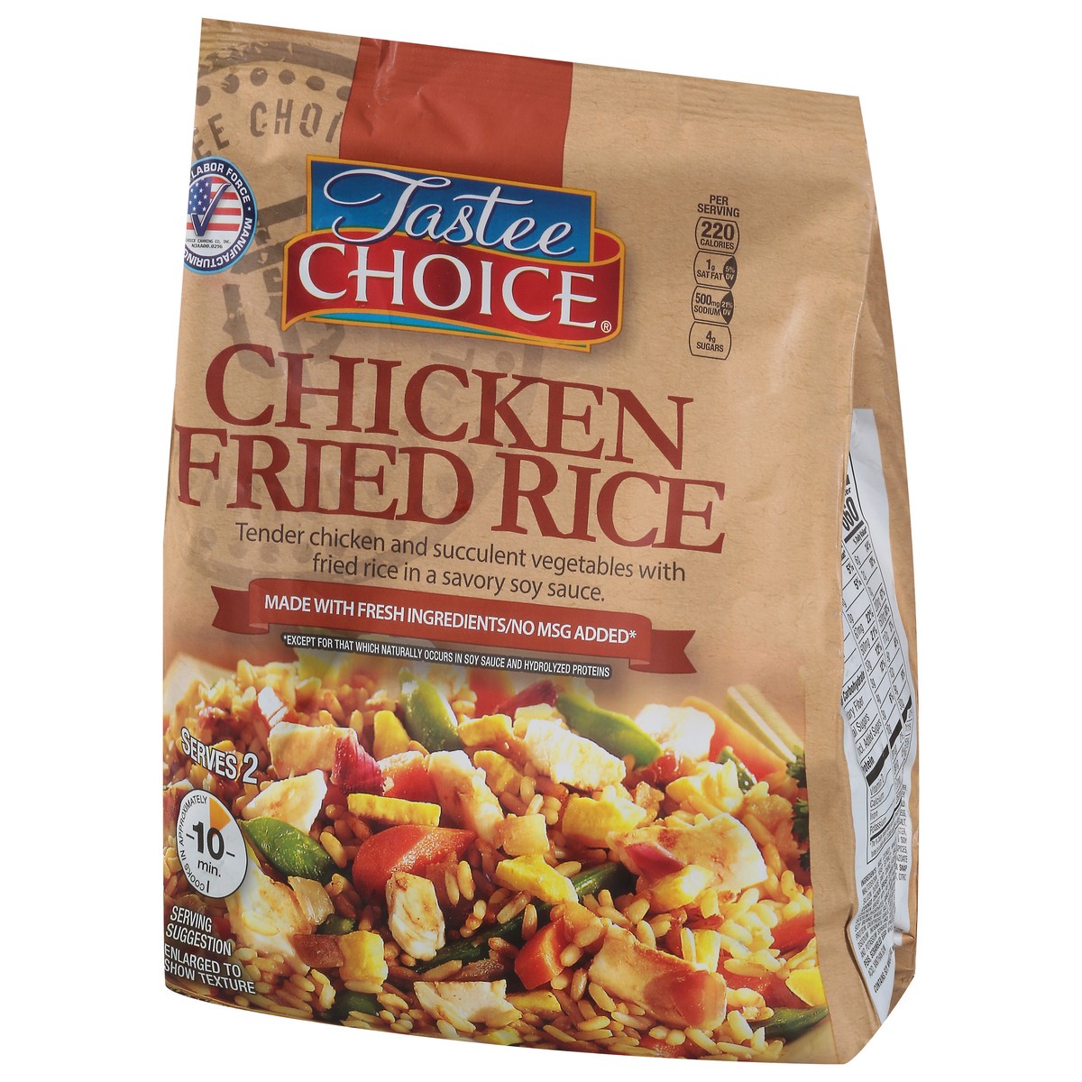 slide 3 of 9, Tastee Choice Chicken Fried Rice, 24 oz