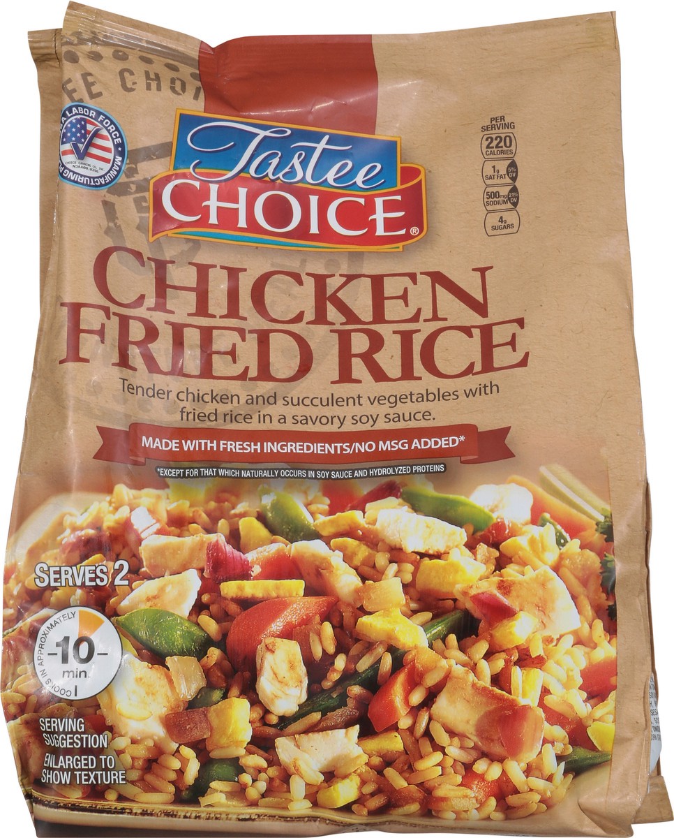 slide 6 of 9, Tastee Choice Chicken Fried Rice, 24 oz