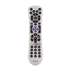Philips 4-Device Universal Remote Control Pearl White: Home Theater Accessory