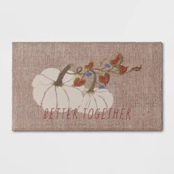 1'8"x2'10" Washable 'Better Together' Accent Rug Tan - Threshold
