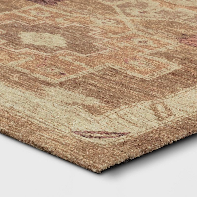 slide 3 of 4, 5'x7' Caravan Geometric Woven Runner Tan - Threshold™, 1 ct