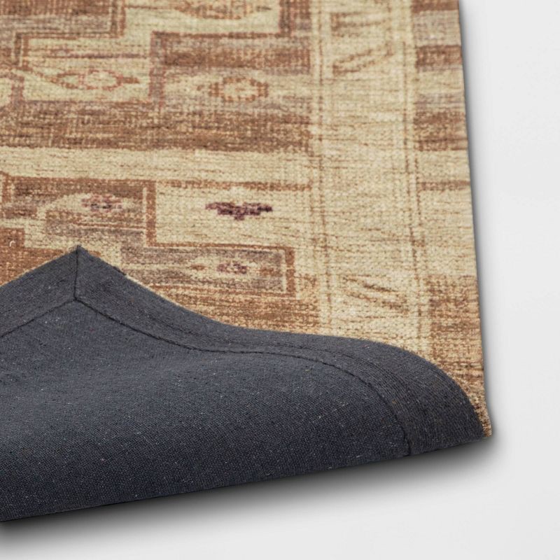 slide 4 of 4, 5'x7' Caravan Geometric Woven Runner Tan - Threshold™, 1 ct