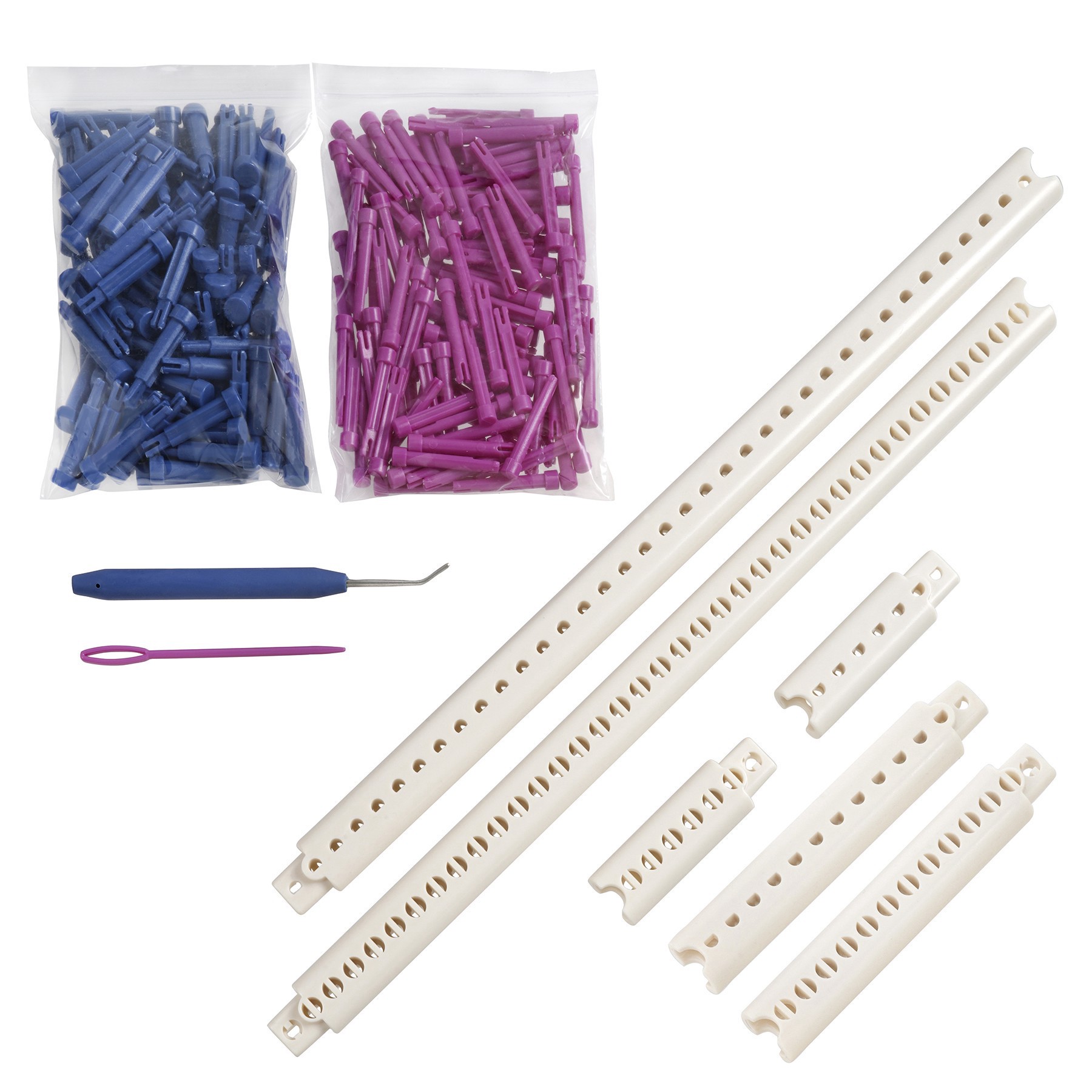 slide 2 of 5, Build-A-Loom Extension Kit By Loops & Threads, 234 ct