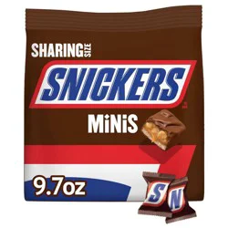 Snickers Mini Chocolate Candy Sharing Size Bag - 9.70oz