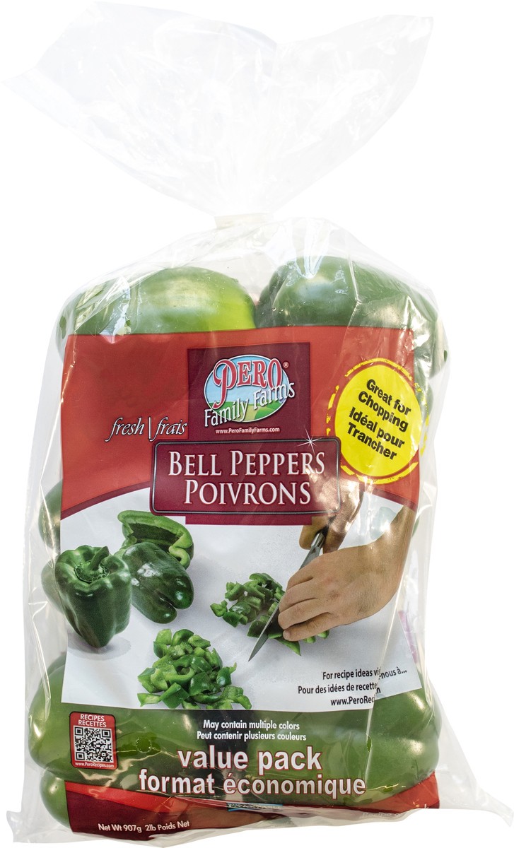 slide 1 of 11, Pero Family Farms Bell Peppers Value Pack, 907 g