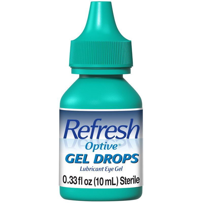 slide 2 of 12, Refresh Optive Gel Drops Lubricant Eye Gel - 0.33 fl oz (10 mL), 0.33 fl oz