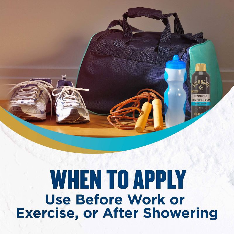 slide 8 of 8, Gold Bond Men's Body Powder Spray - Nightfall - 7oz, 7 oz