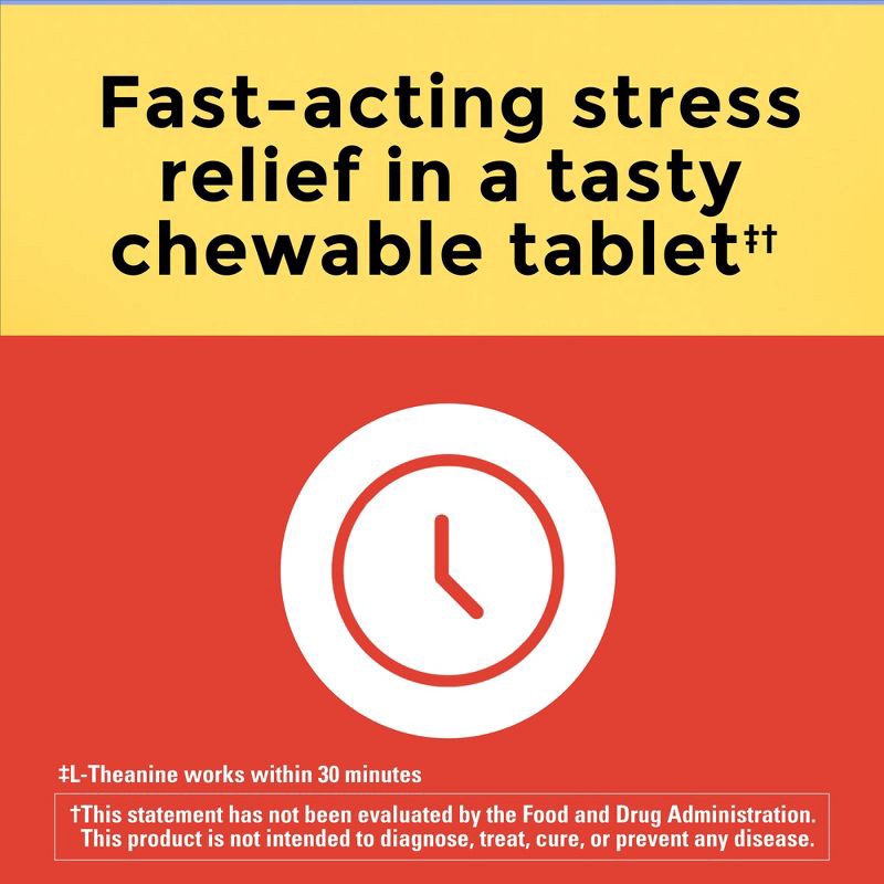 slide 5 of 10, Nature Made L-Theanine Chewable Tablets - 50ct, 50 ct