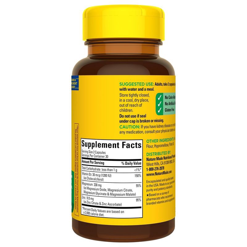 slide 2 of 10, Nature Made Magnesium Complex Capsule - 60ct, 60 ct