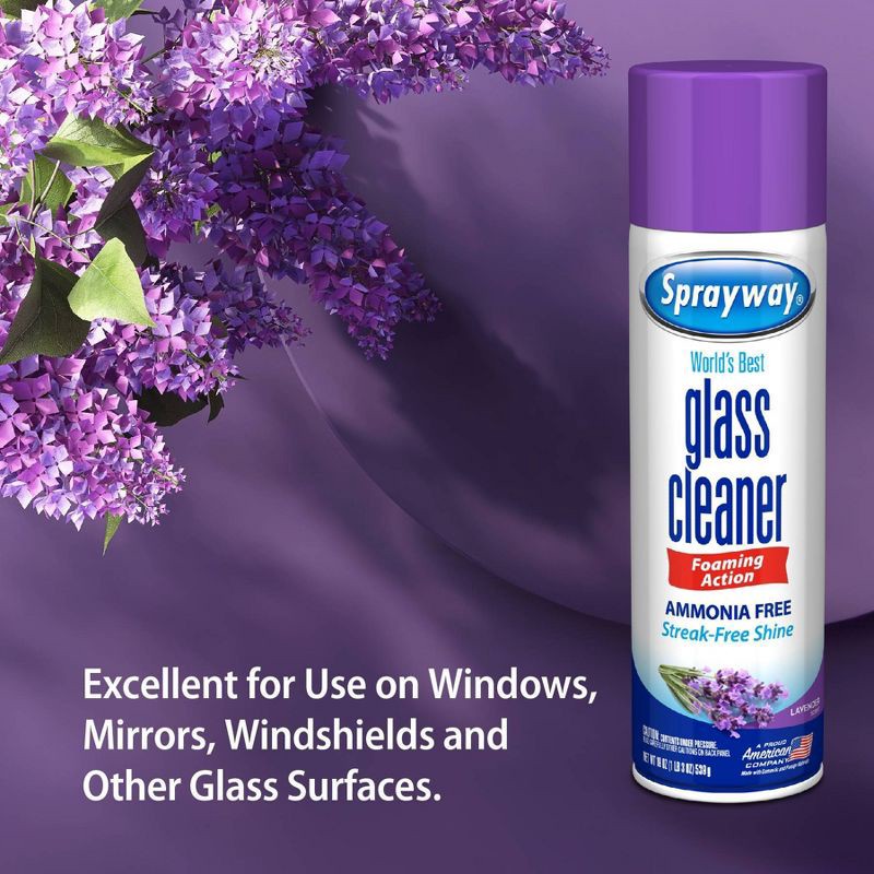 slide 7 of 9, Sprayway Lavender Glass Cleaner Scent - 19oz, 19 oz