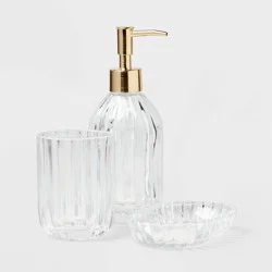 3pc Traditional Coordinate Bath Bundle Set - Threshold™