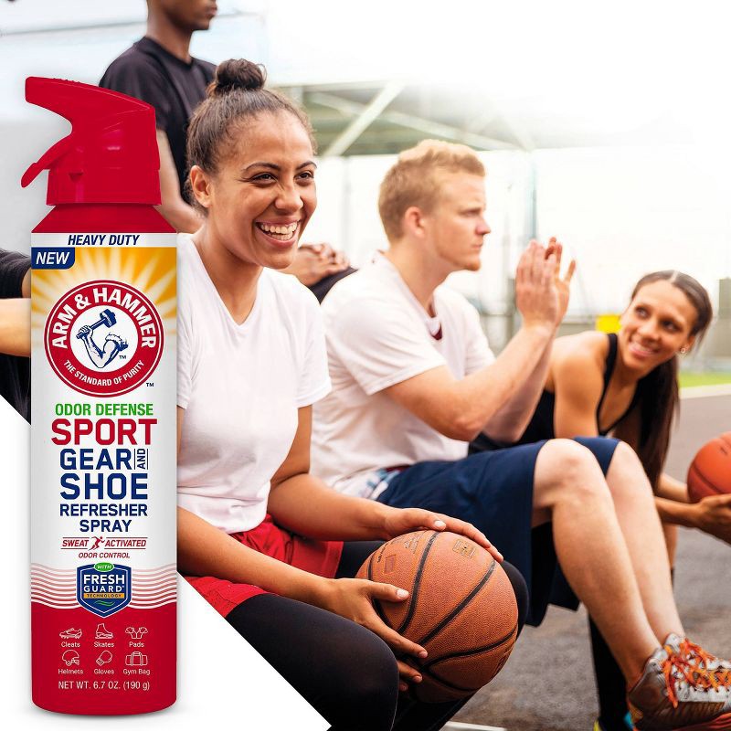 slide 2 of 6, Arm & Hammer Sport Gear & Shoe Refresher Spray - 6.7oz, 6.7 oz