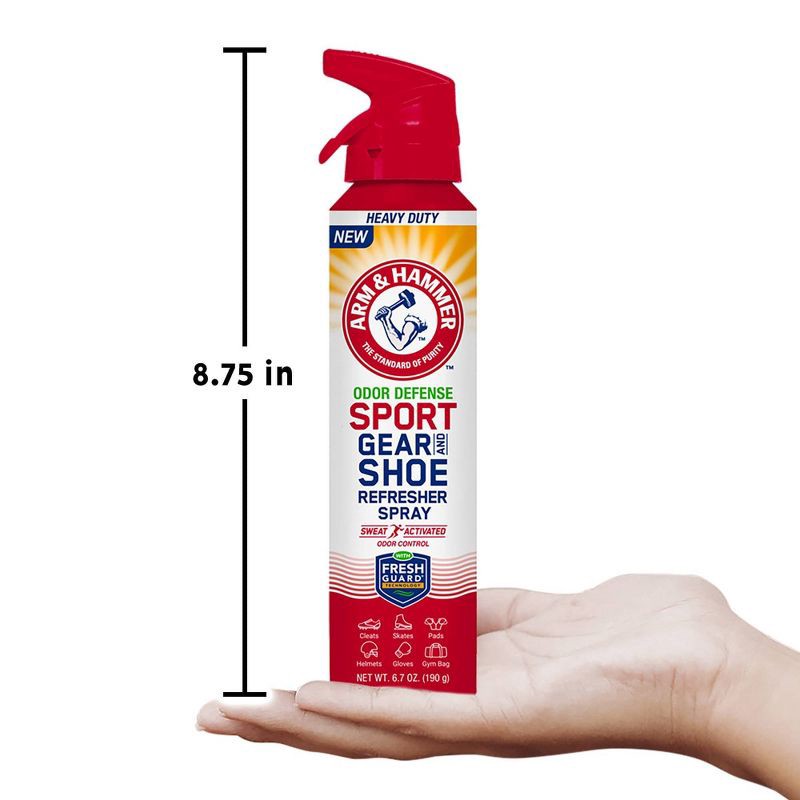 slide 5 of 6, Arm & Hammer Sport Gear & Shoe Refresher Spray - 6.7oz, 6.7 oz